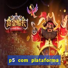 p5 com plataforma de jogos